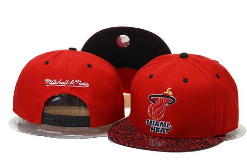 NBA Miami Heat MN Snapback Hat #135